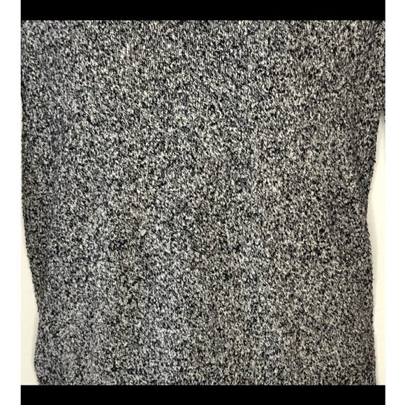 Rafaella Cowl Neck Black & Grey Marbled Cozy Sweater size Medium - Picture 11 of 14